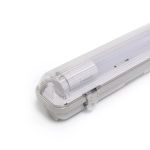 Noxion Réglette LED Étanche Boîtier Vide  Poseidon V2.0 incl. 1x Noxion Tube LED T8 Standard Output 15W 1800lm - 830 Blanc Chaud | 120cm