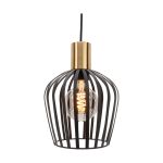 Eglo Suspension Luminaire Empoli Acier Noir | IP20 - Convient pour 1x E27 