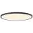 Brilliant Tuco Plafonnier Plastique Noir Blanc 32W 3900lm - 830-865 CCT | 500mm - Télécommande Dimmable