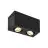 SLV Triledo Double Plafonnier Aluminium Noir | Convient pour 2x GU10 