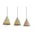 Ledvance LED Suspension Luminaire Decor Rotin Linéaire Brun | Convient pour 3x E27