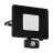 Eglo Applique Murale Faedo 3 Aluminium Noir 31W 3400lm - 850 Blanc Froid | IP65 - Détecteur De Mouvement