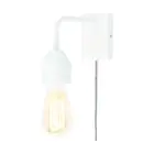 It's about RoMi Applique Murale Madrid Fer Blanc S | Convient pour 1x E27 