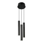 Nordlux Vico Pendelarmatuur Metaal Zwart | Geschikt voor 3x GU10