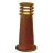 SLV 40 Vloerlamp Staal Roestig Rond | Buitenverlichting - IP55 - Geschikt voor 1x E27 