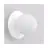 Emibig Wandlamp Americana Staal Wit | Geschikt voor 1x G9 - Max 8W