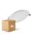 Voordeelpak 4x Ledvance LED Downlight Comfort DN105 6W 420lm 120D - 830 Warm Wit | 118mm 
