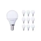 Voordeelpak 10x Noxion Lucent LED Classic Glans 2.5W 827 P45 E14 | Zeer Warm Wit - Vervangt 25W